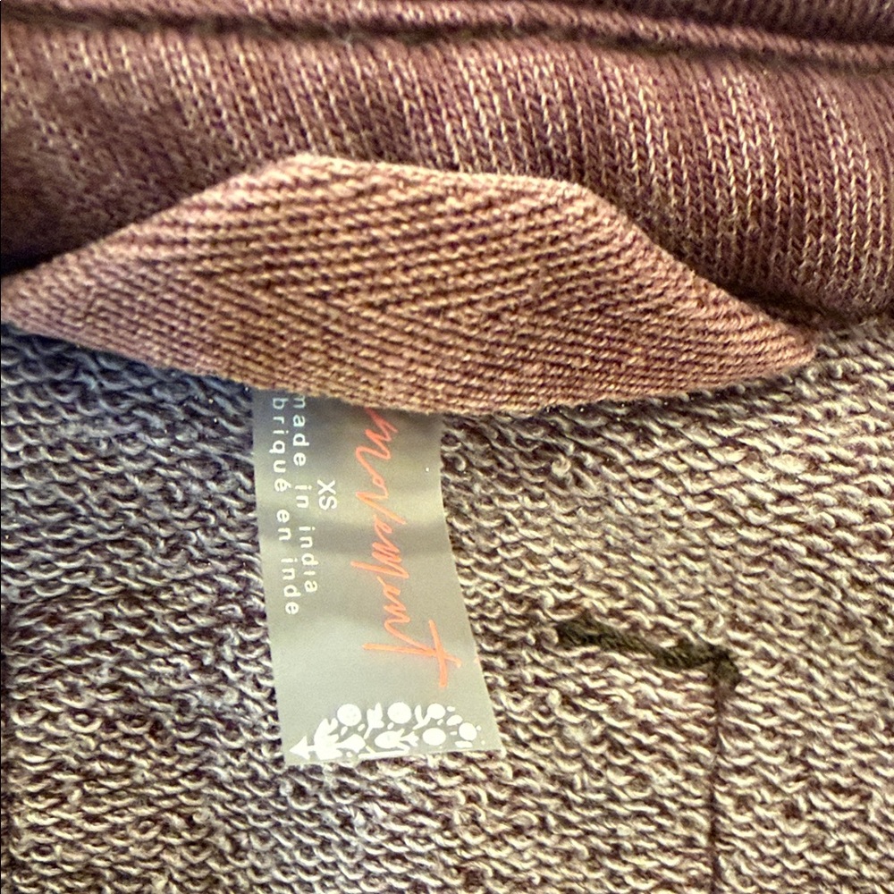 FREE PEOPLE Work It Out Pullover -‎ Black Walnut - Picture 5 of 11